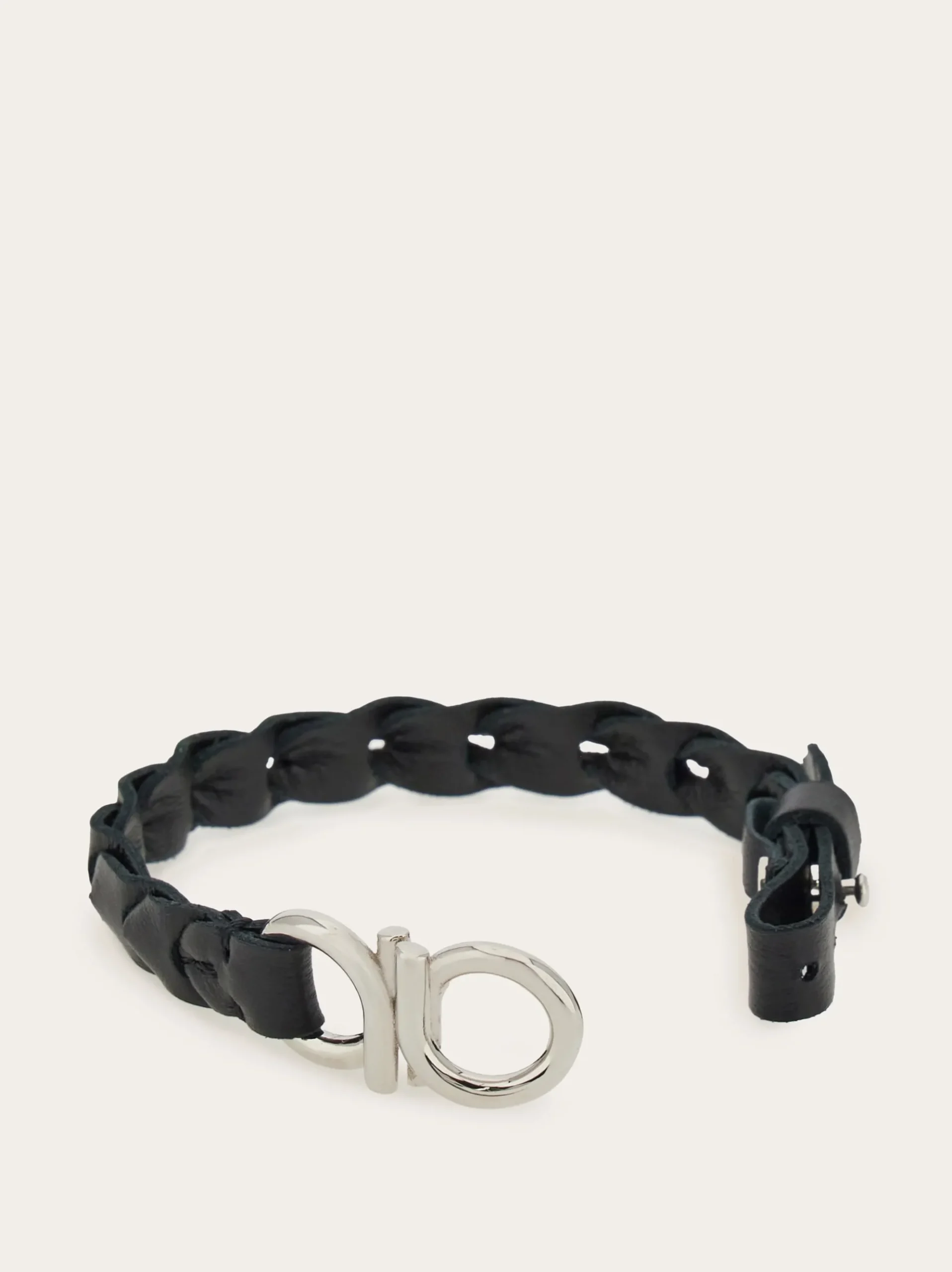Braided Gancini bracelet - Men