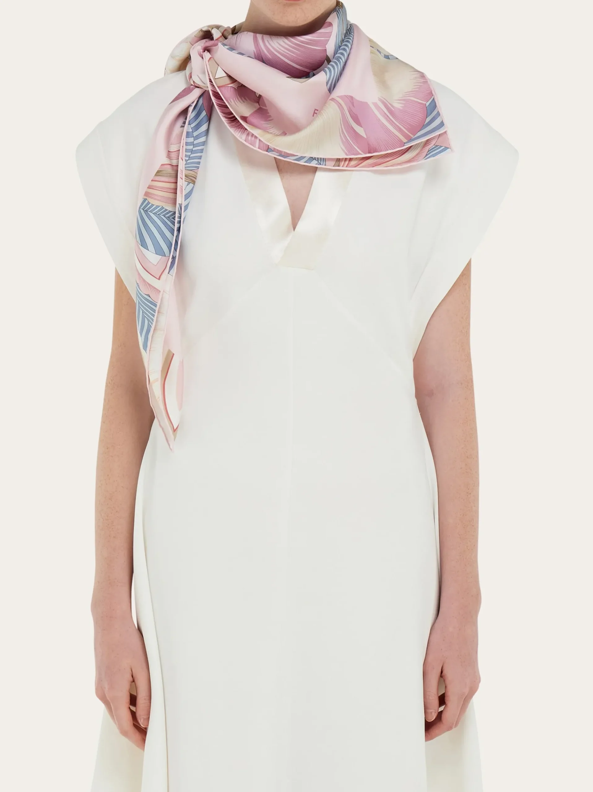 Brezza print silk scarf - Women