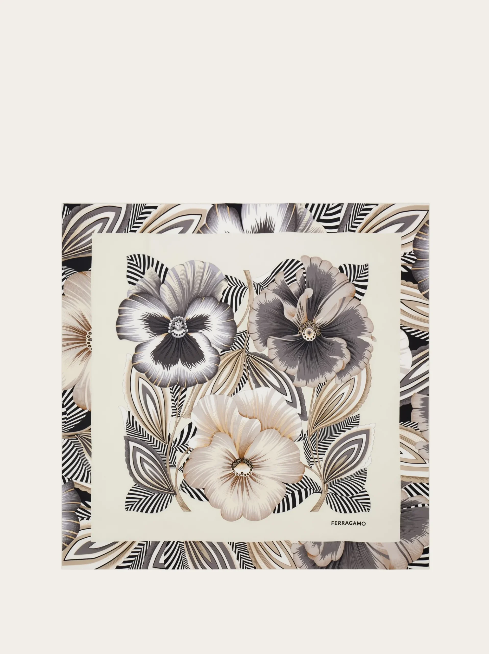 Brezza print silk scarf - Women