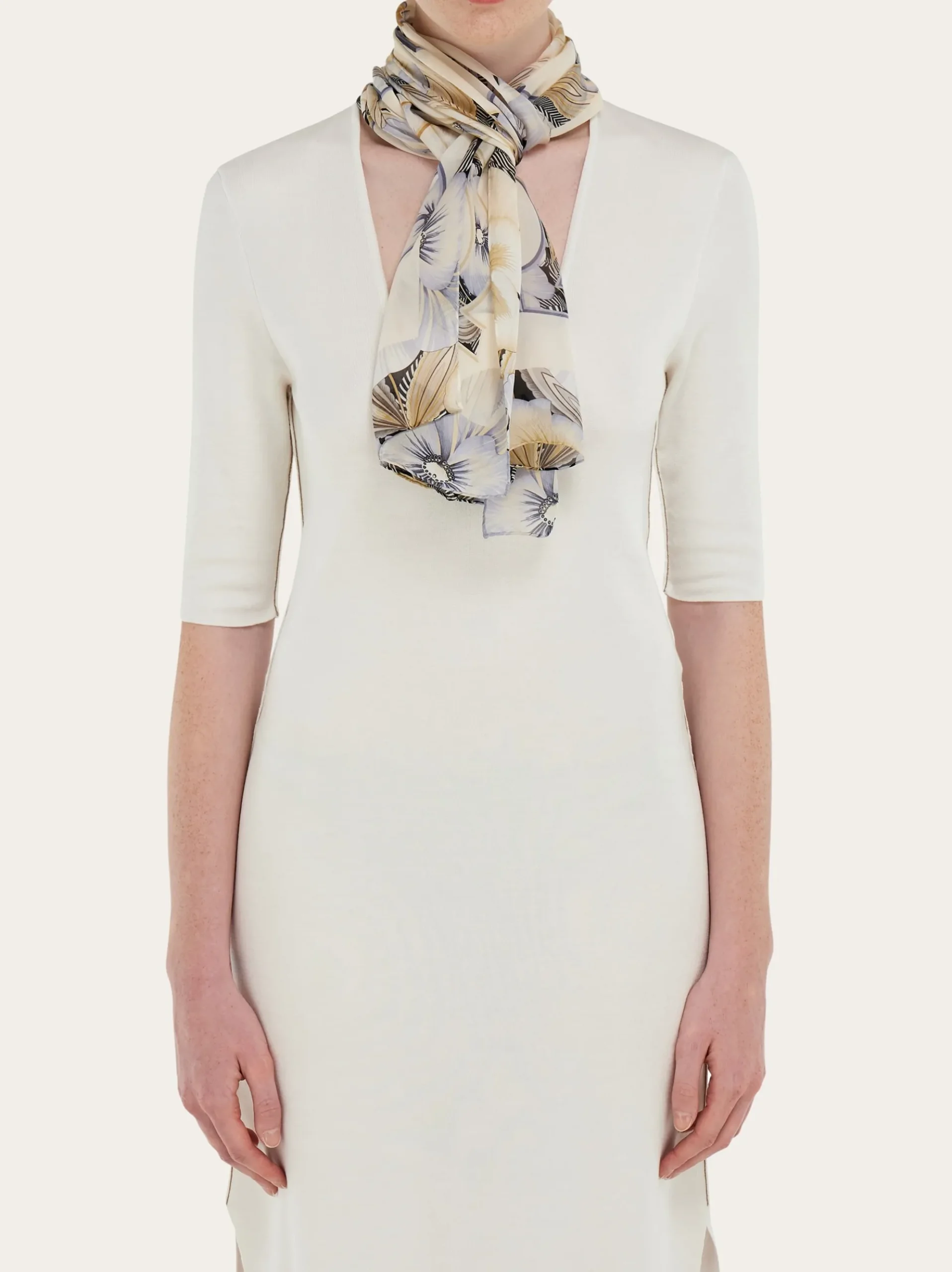 Brezza print silk scarf - Women