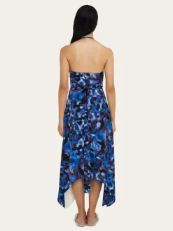 Carnation print wrap dress - Women
