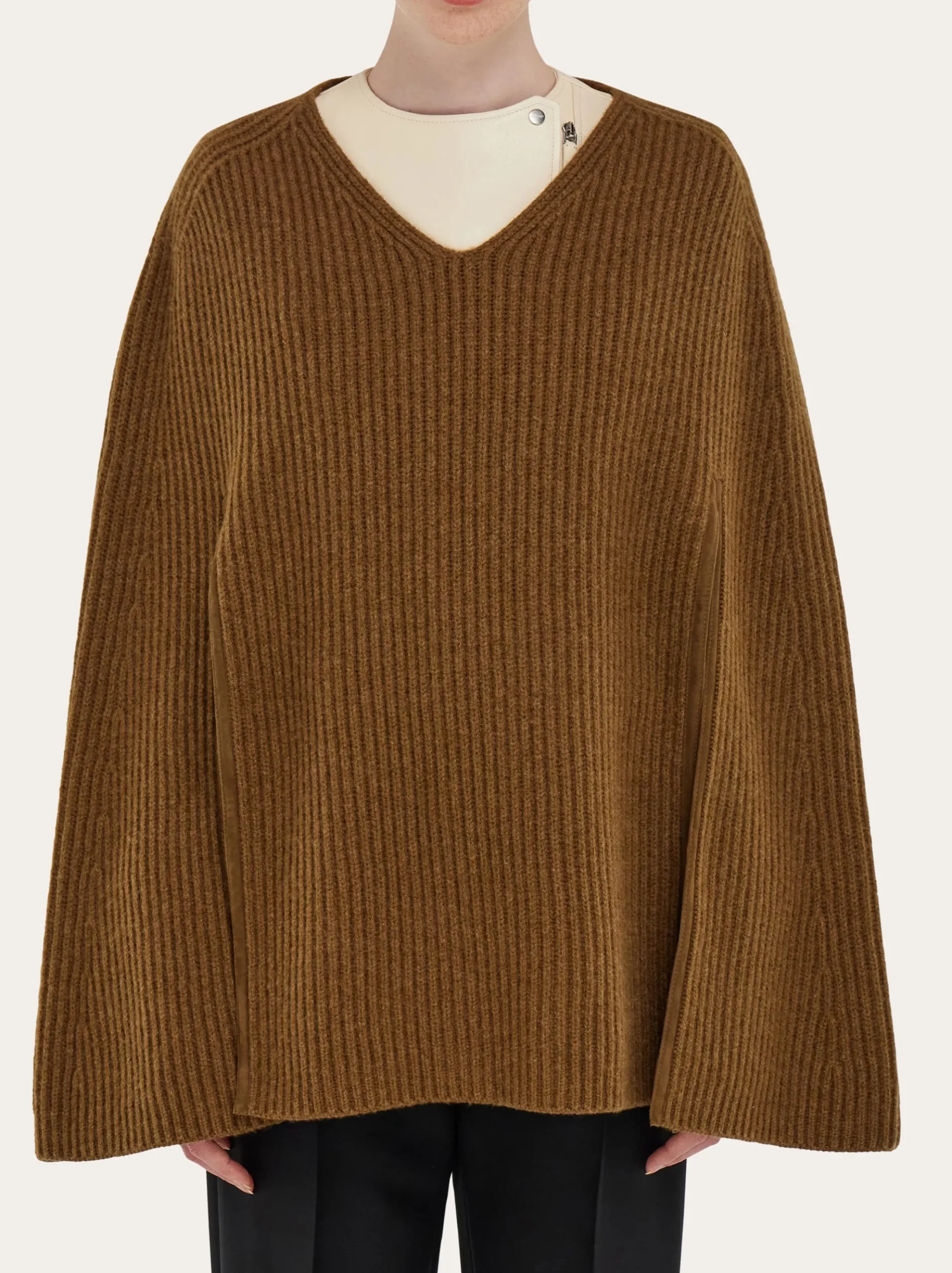 Cashmere blend cape - Women