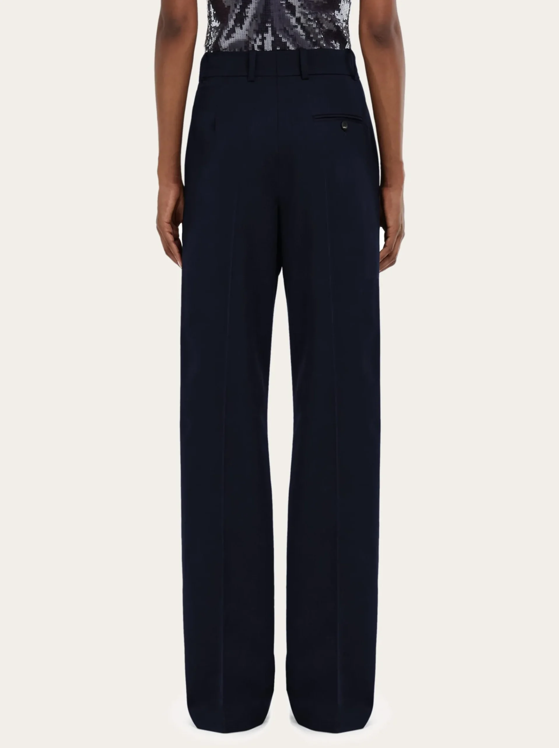 Cashmere blend tailored trouser - Women