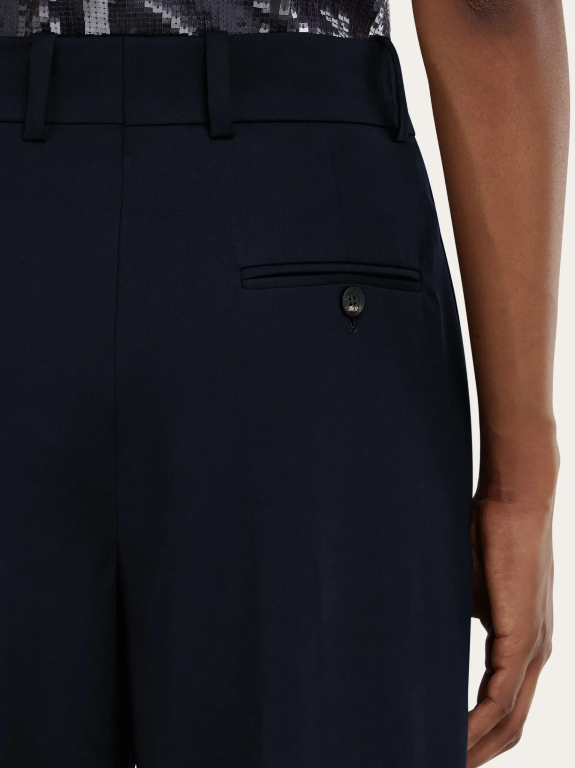 Cashmere blend tailored trouser - Women