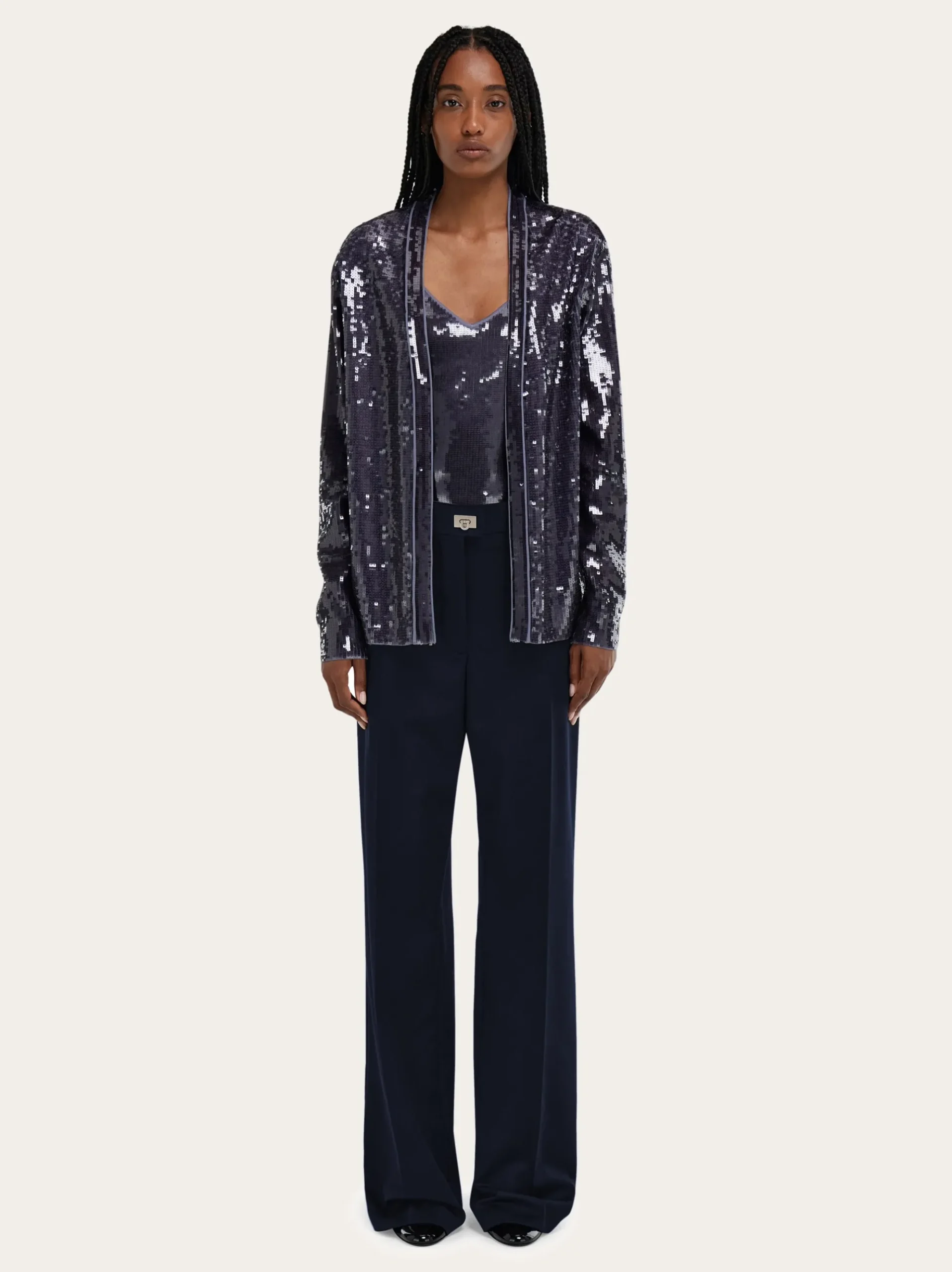 Cashmere blend tailored trouser - Women