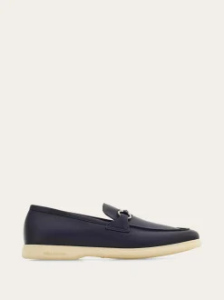 Casual loafer with Gancini ornament - Men