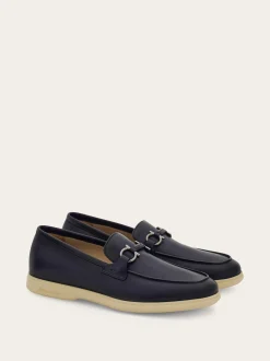 Casual loafer with Gancini ornament - Men