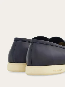 Casual loafer with Gancini ornament - Men