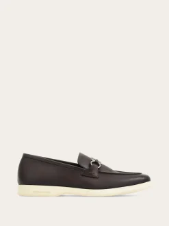Casual loafer with Gancini ornament - Men