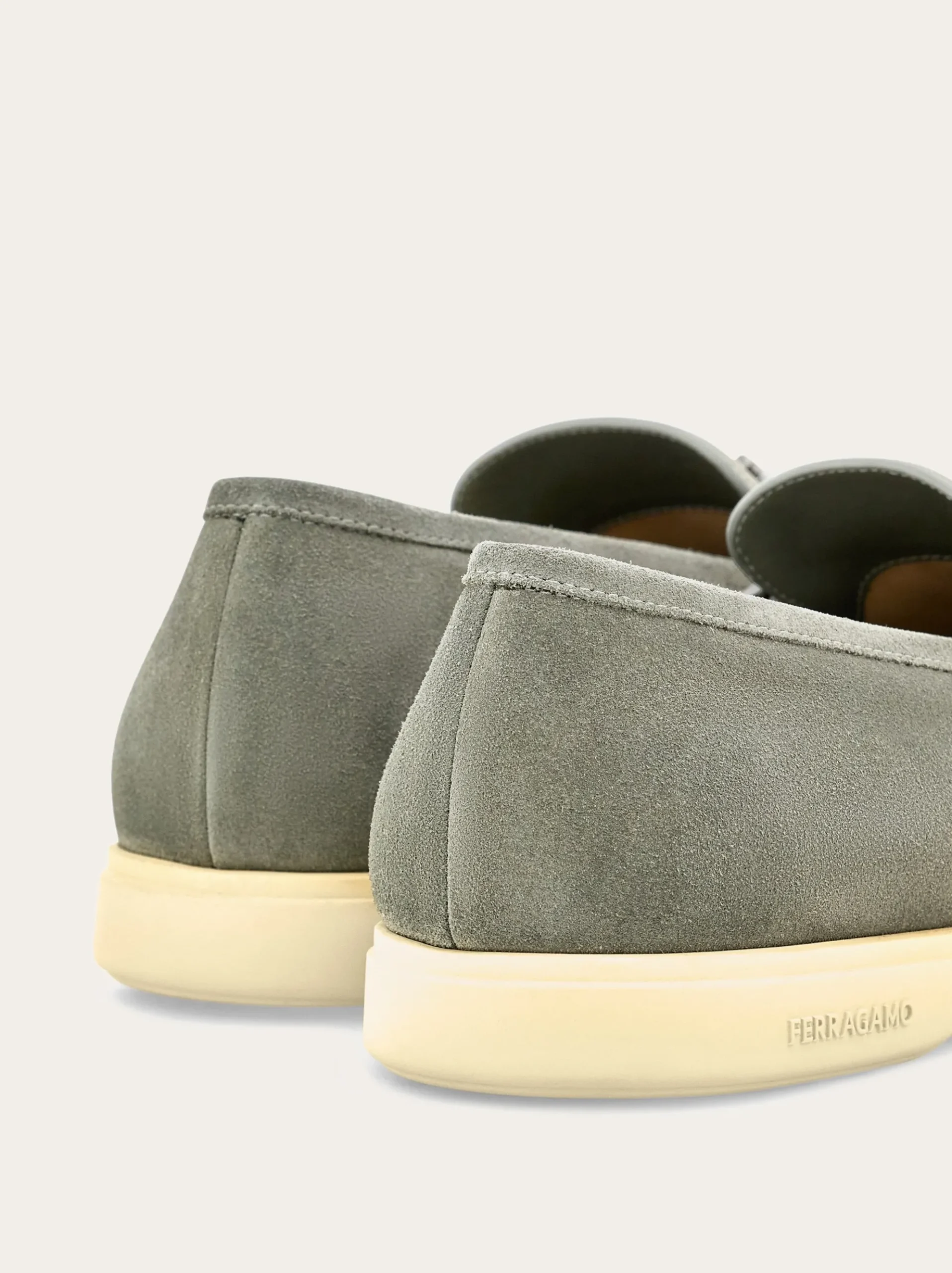 Casual loafer with Gancini ornament - Men