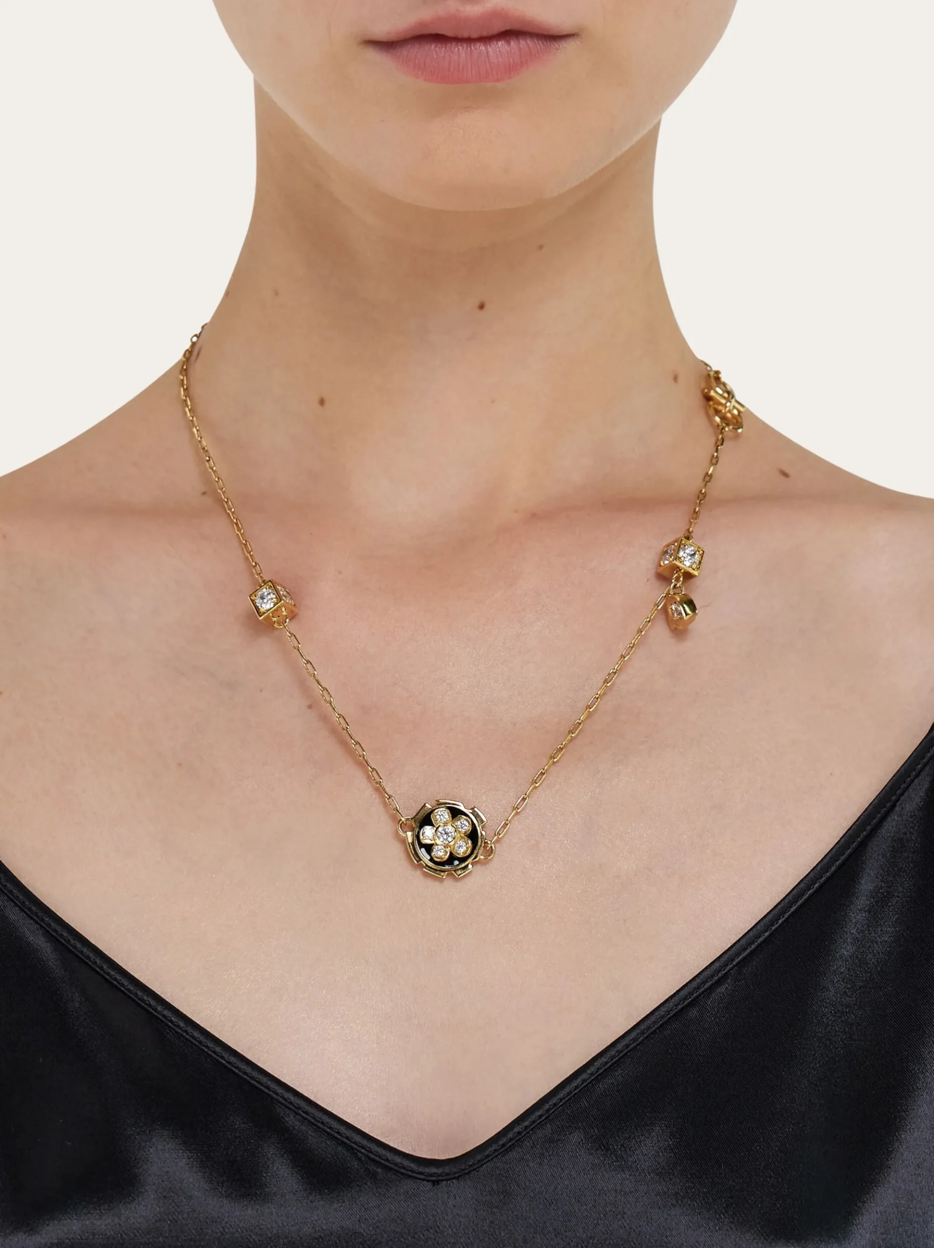 Charm long necklace - Women