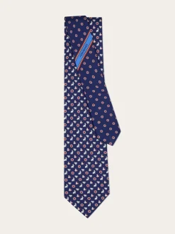 Charms print silk tie - Men