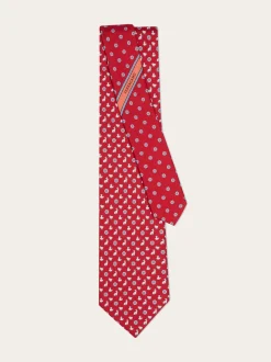 Charms print silk tie - Men