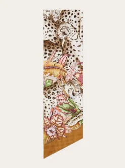 Cheetahs print silk bandeau - Women