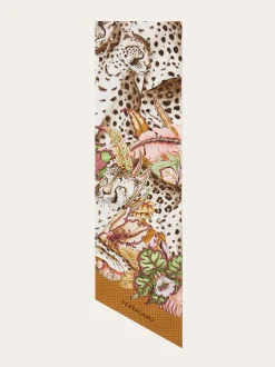 Cheetahs print silk bandeau - Women