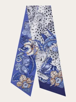 Cheetahs print silk bandeau - Women