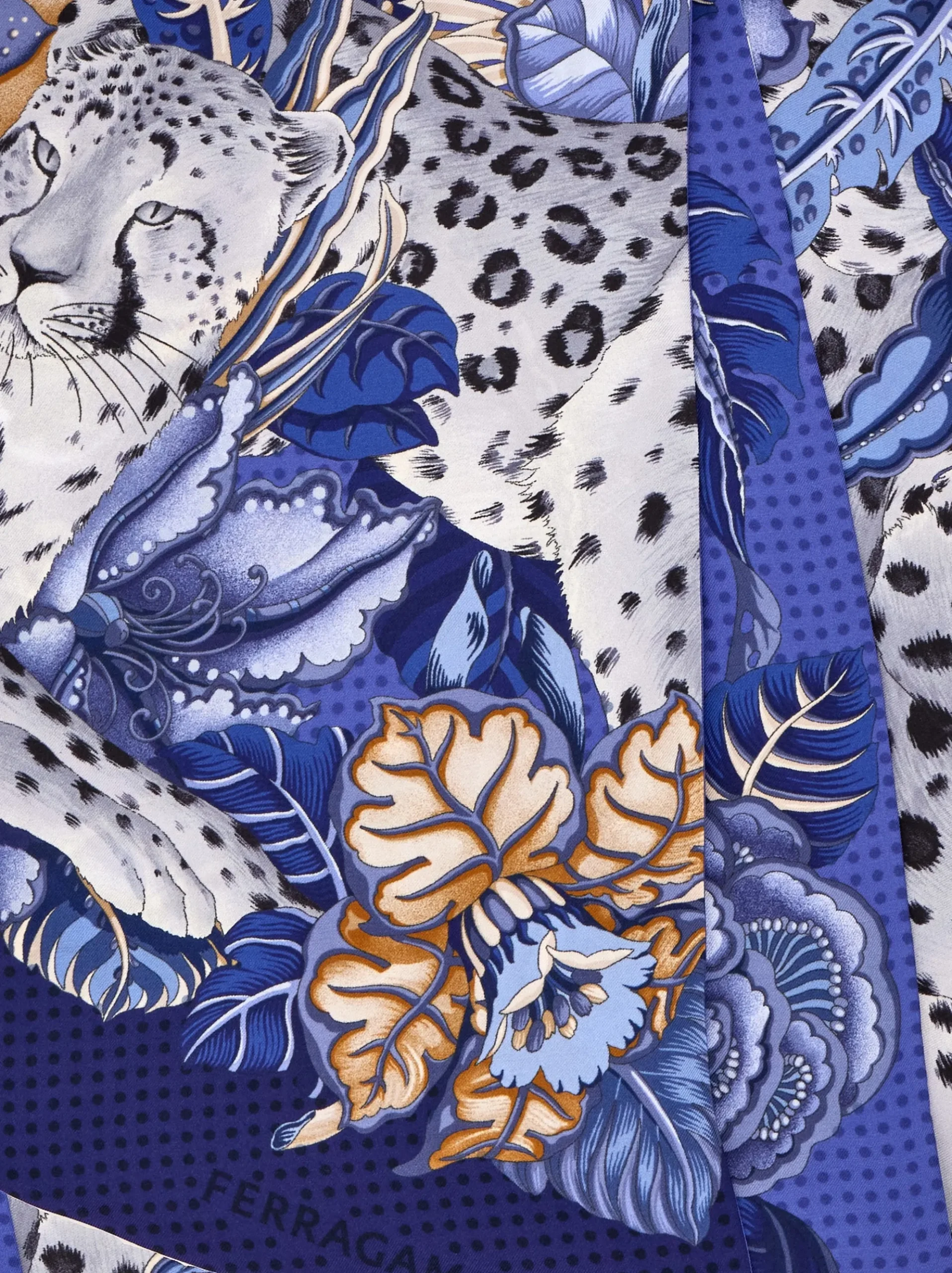 Cheetahs print silk bandeau - Women
