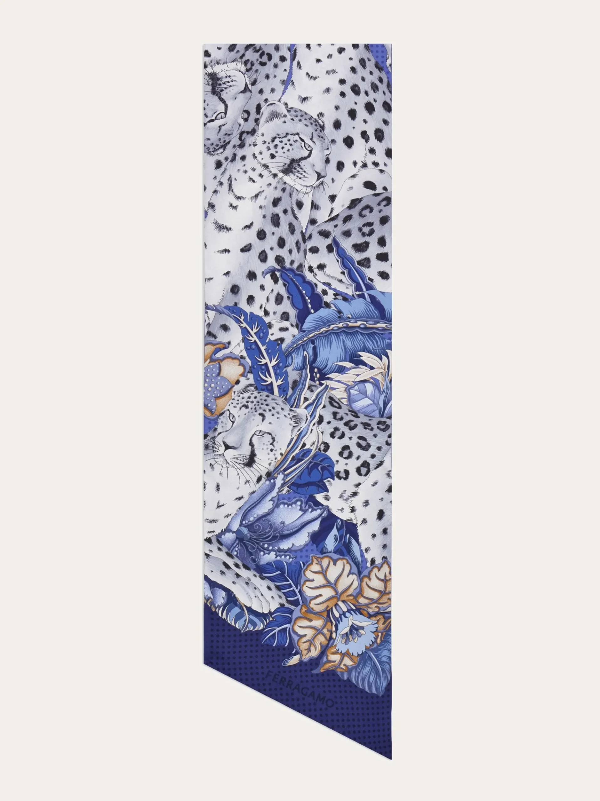 Cheetahs print silk bandeau - Women