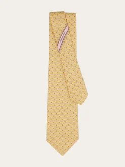Club print silk tie - Men