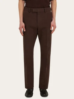 Cotton cashmere chinos - Men