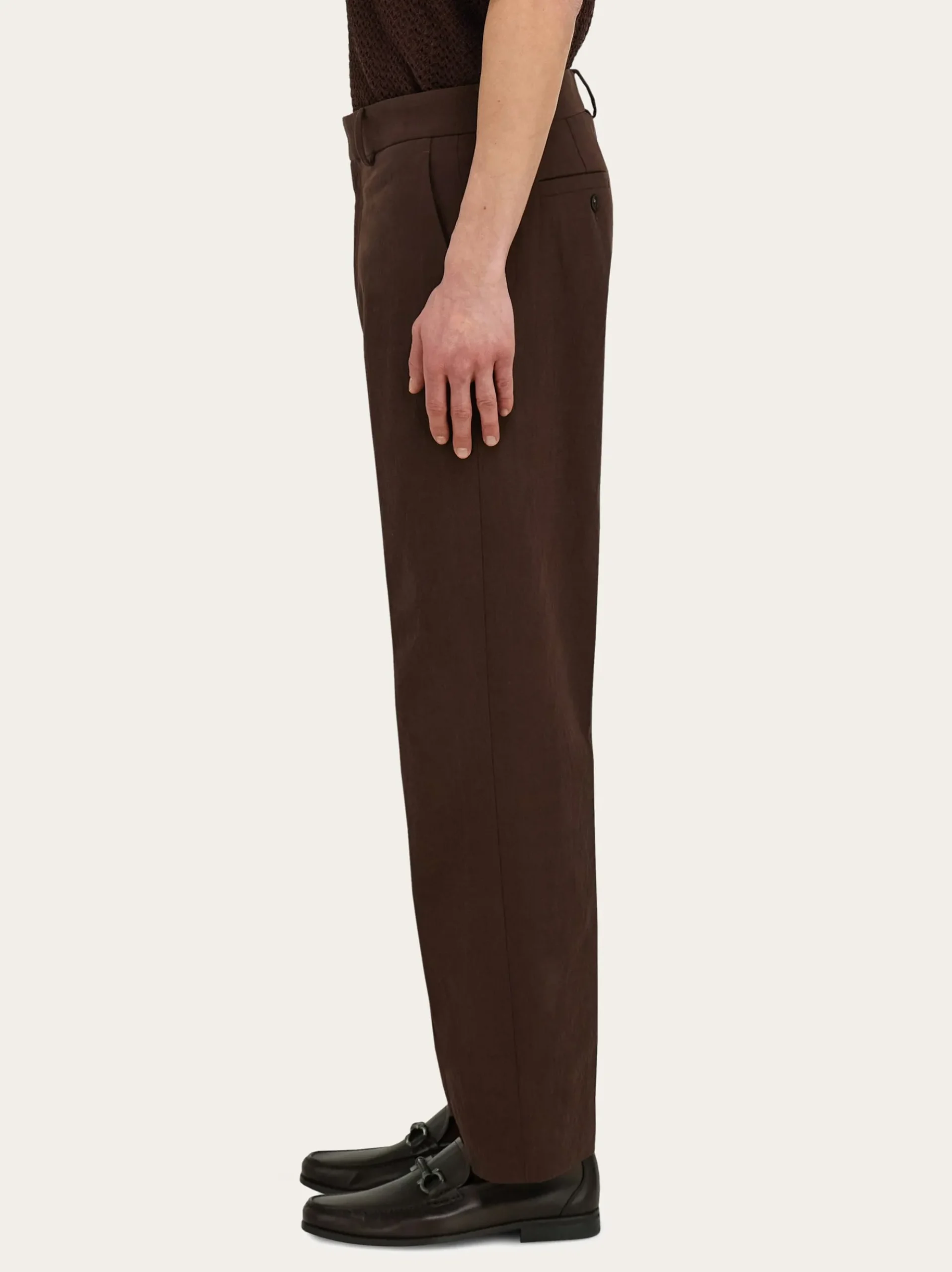 Cotton cashmere chinos - Men