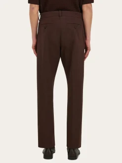 Cotton cashmere chinos - Men