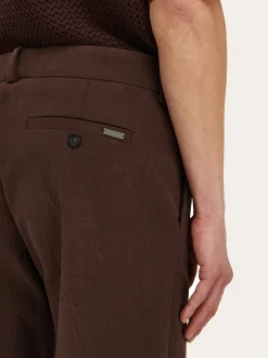 Cotton cashmere chinos - Men