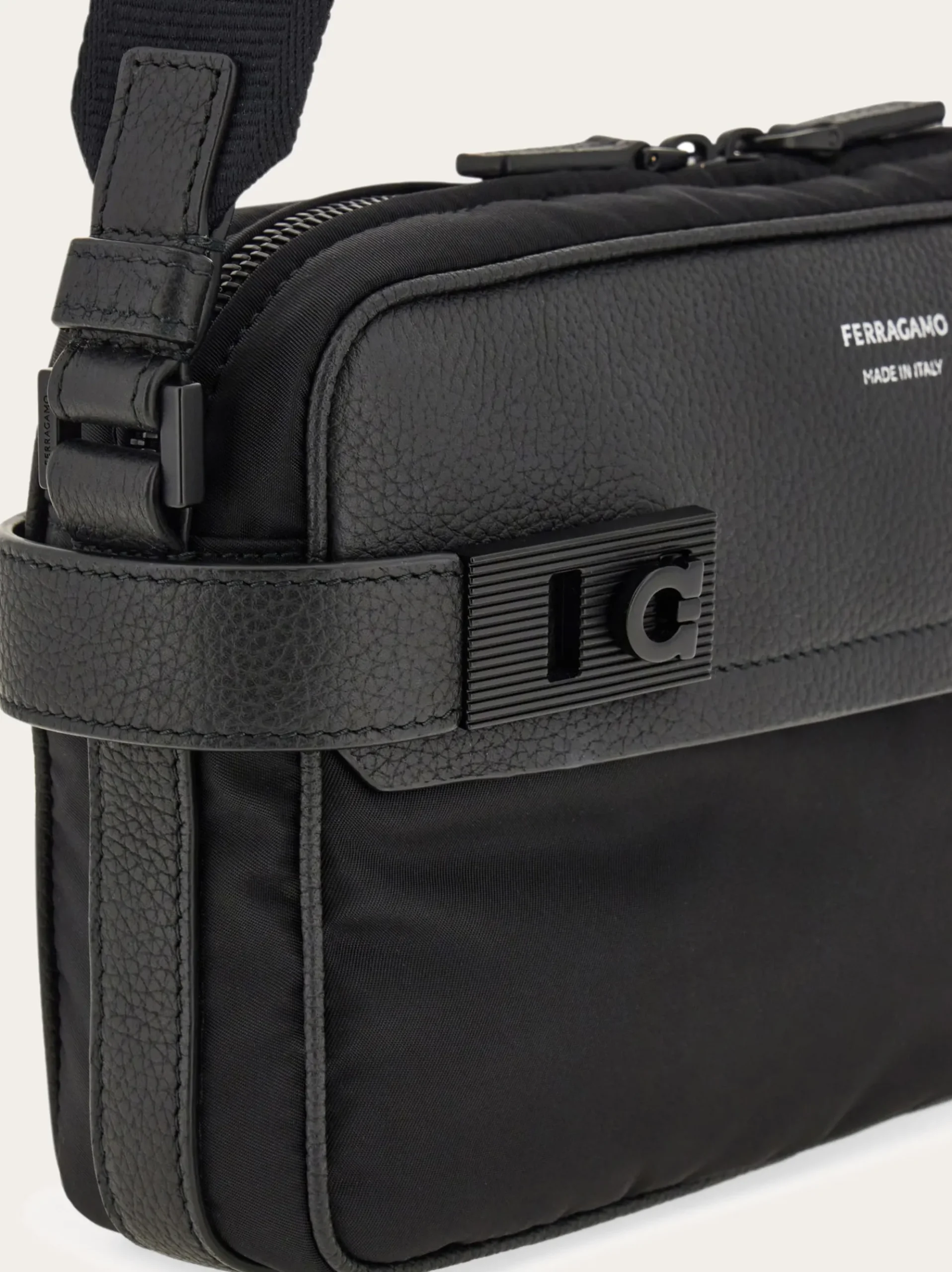Crossbody bag with Hug buckle - Men