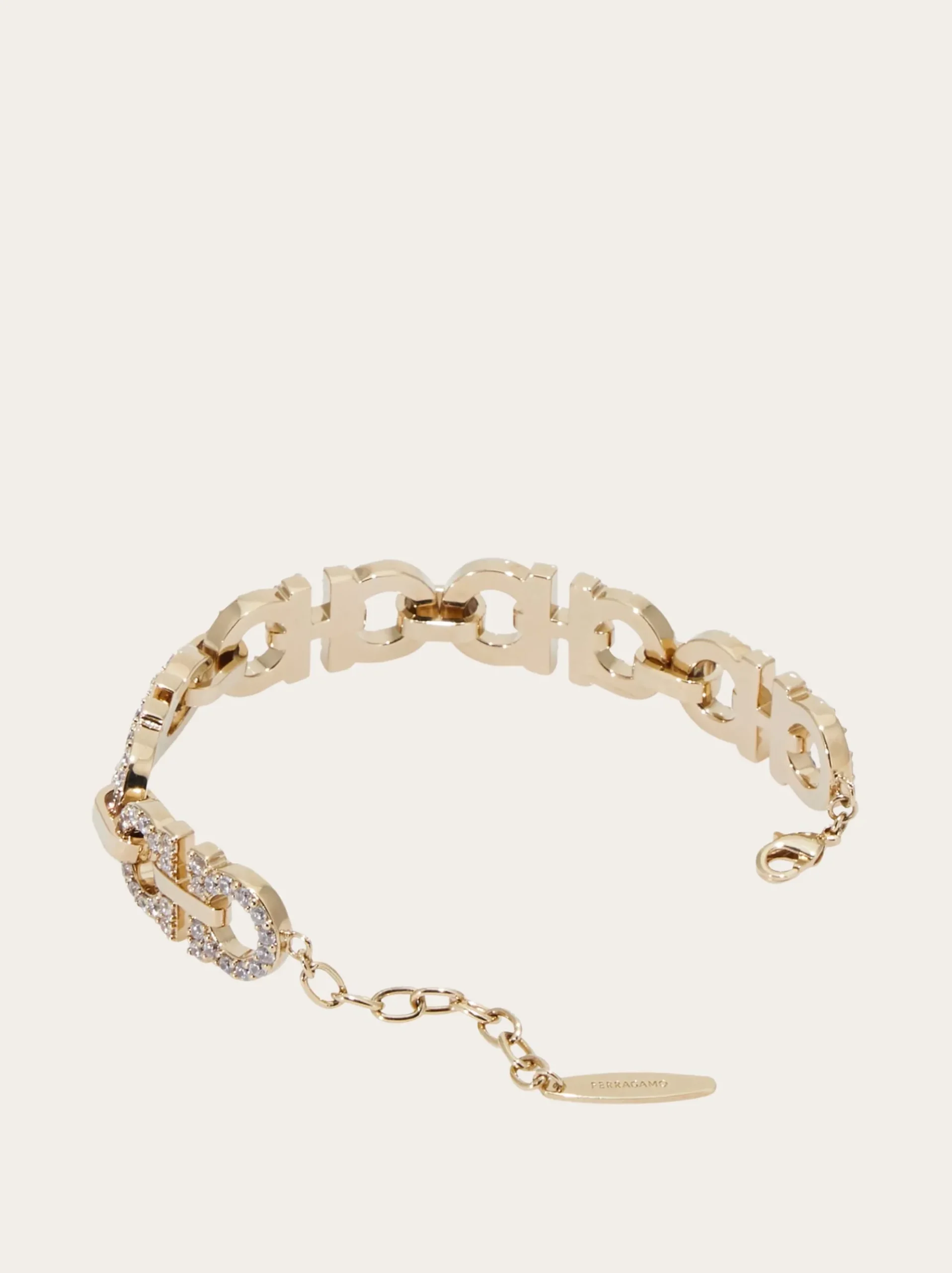 Crystal embellished Gancini bracelet - Women