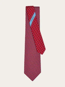 Dachshund print silk tie - Men