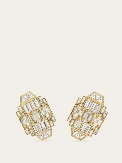 Déco earrings with crystals - Women