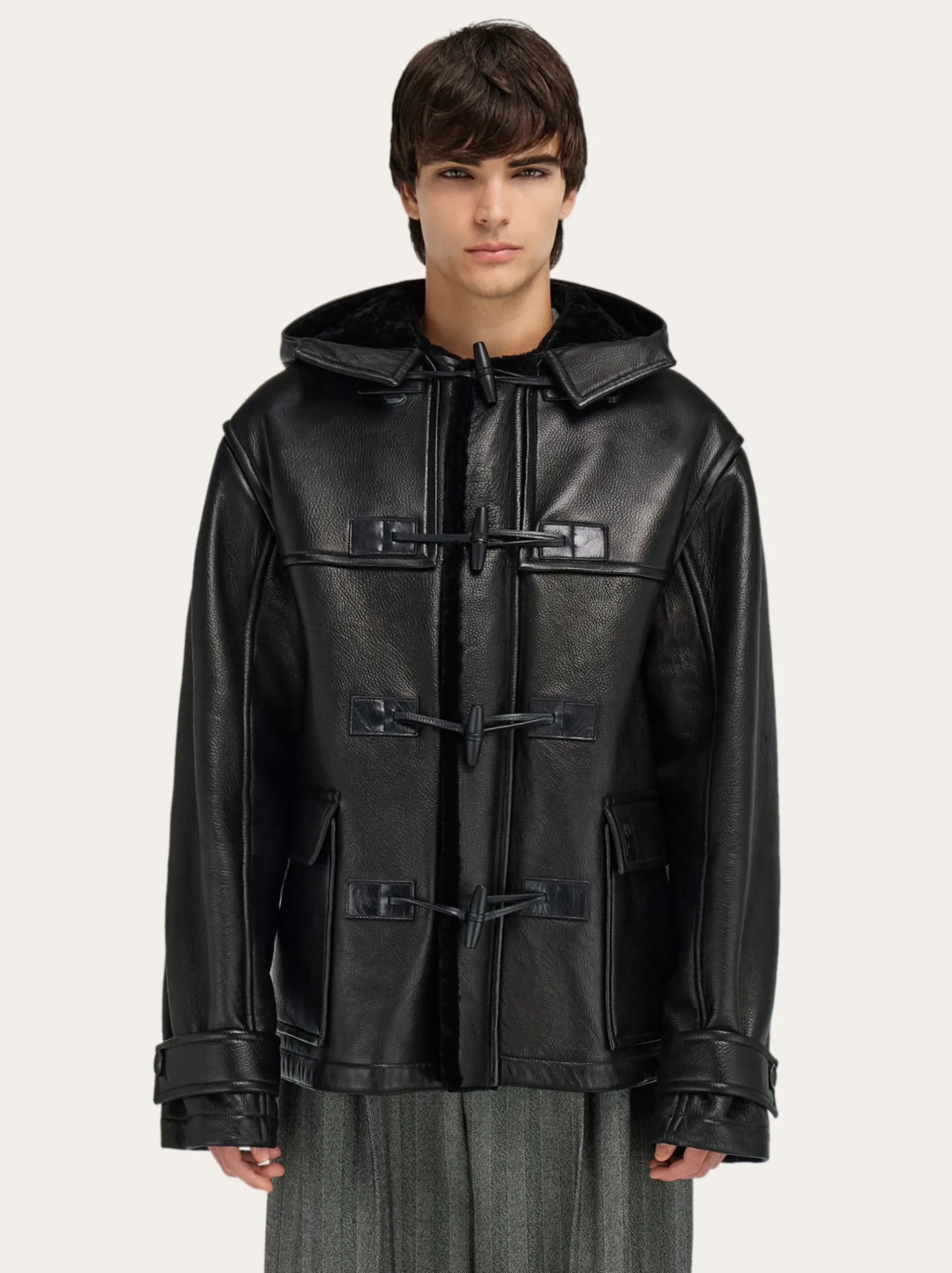 Deerskin padded blouson - Men