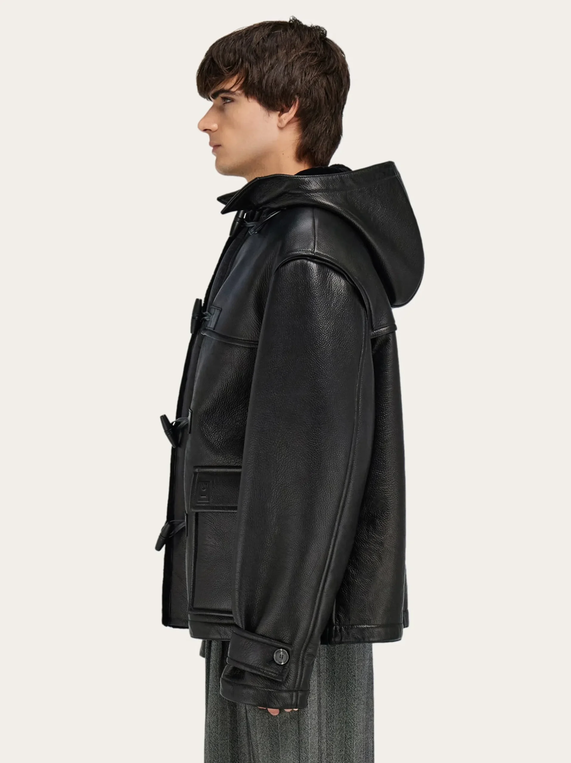 Deerskin padded blouson - Men