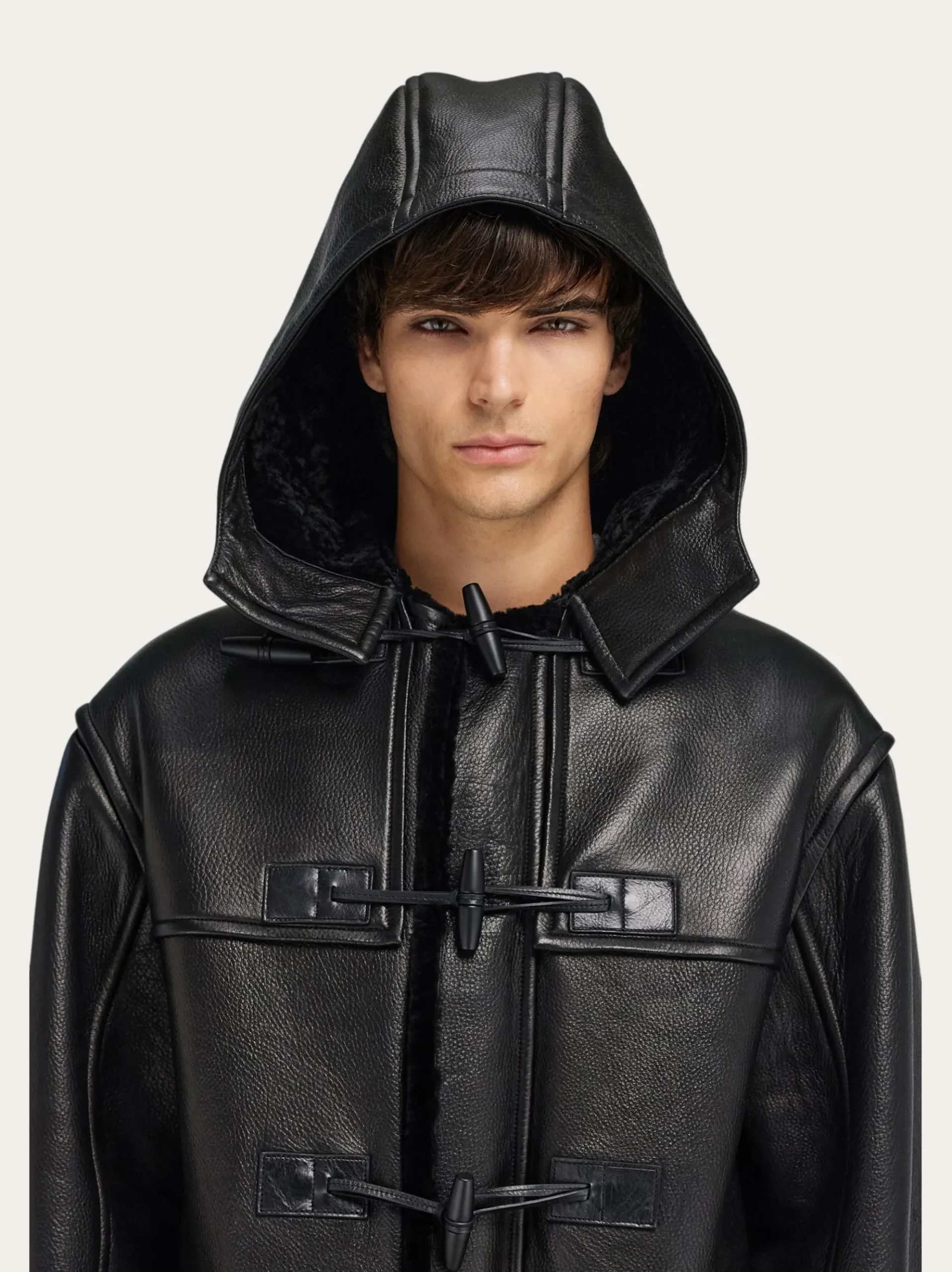 Deerskin padded blouson - Men