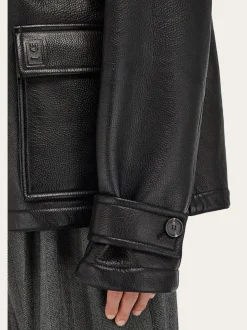 Deerskin padded blouson - Men