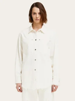 Denim blouson - Women