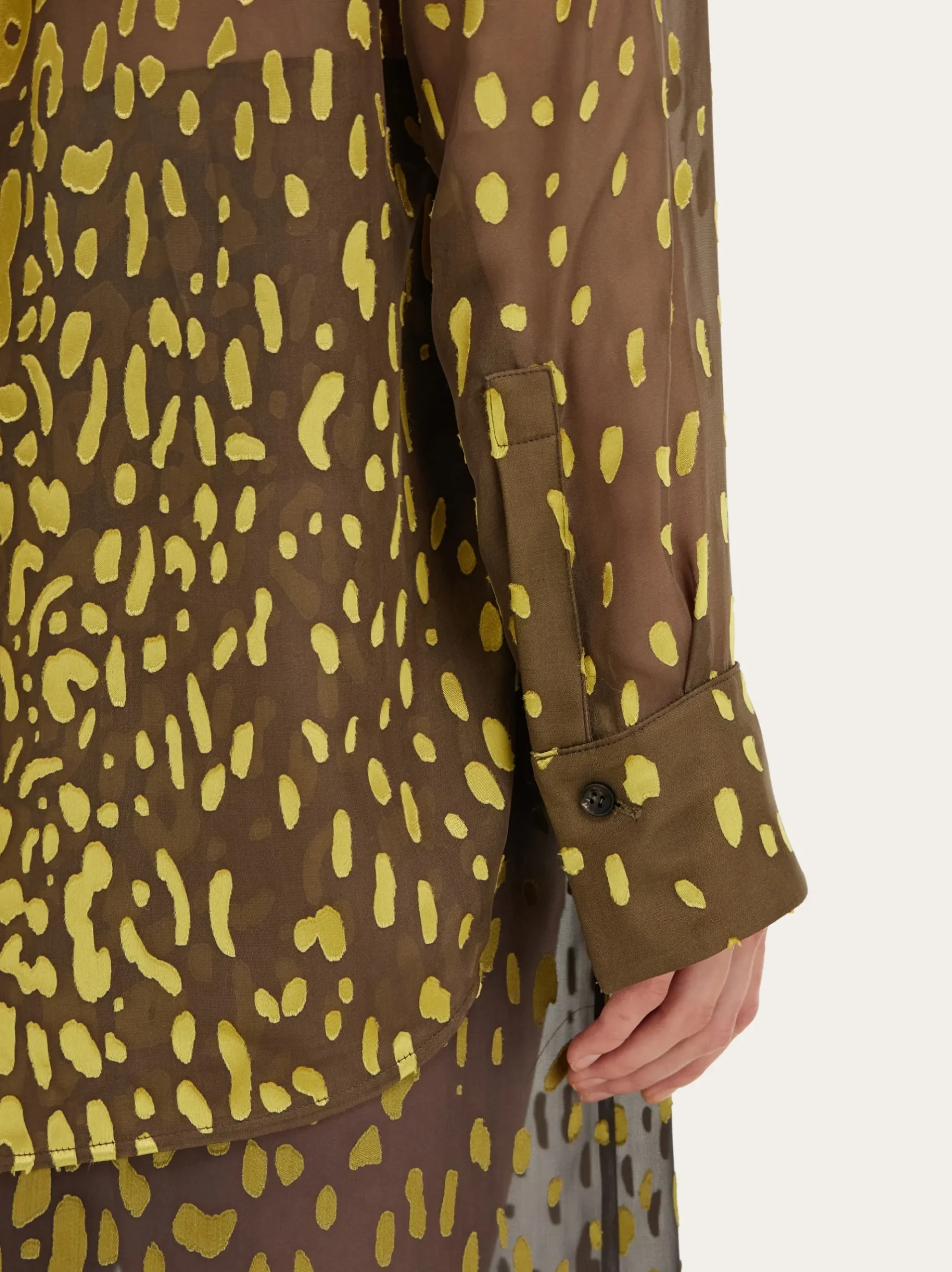 Devoré georgette shirt - Women