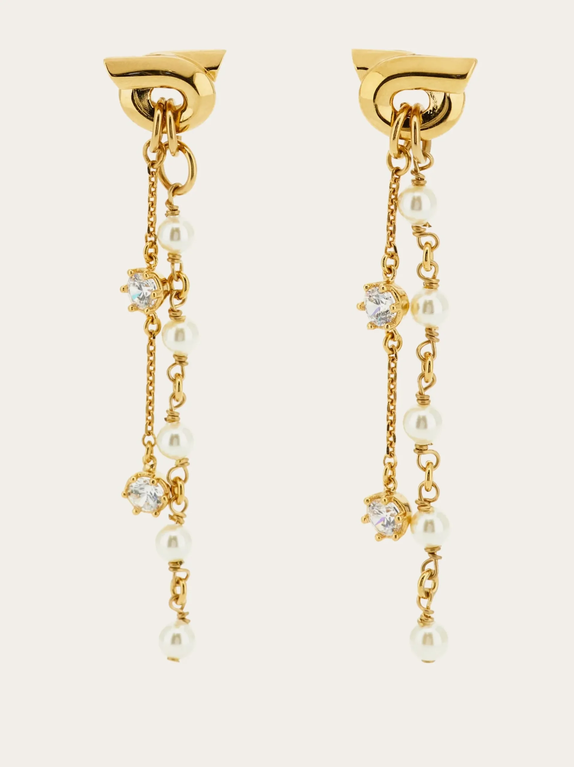 Double drop earrings - Women