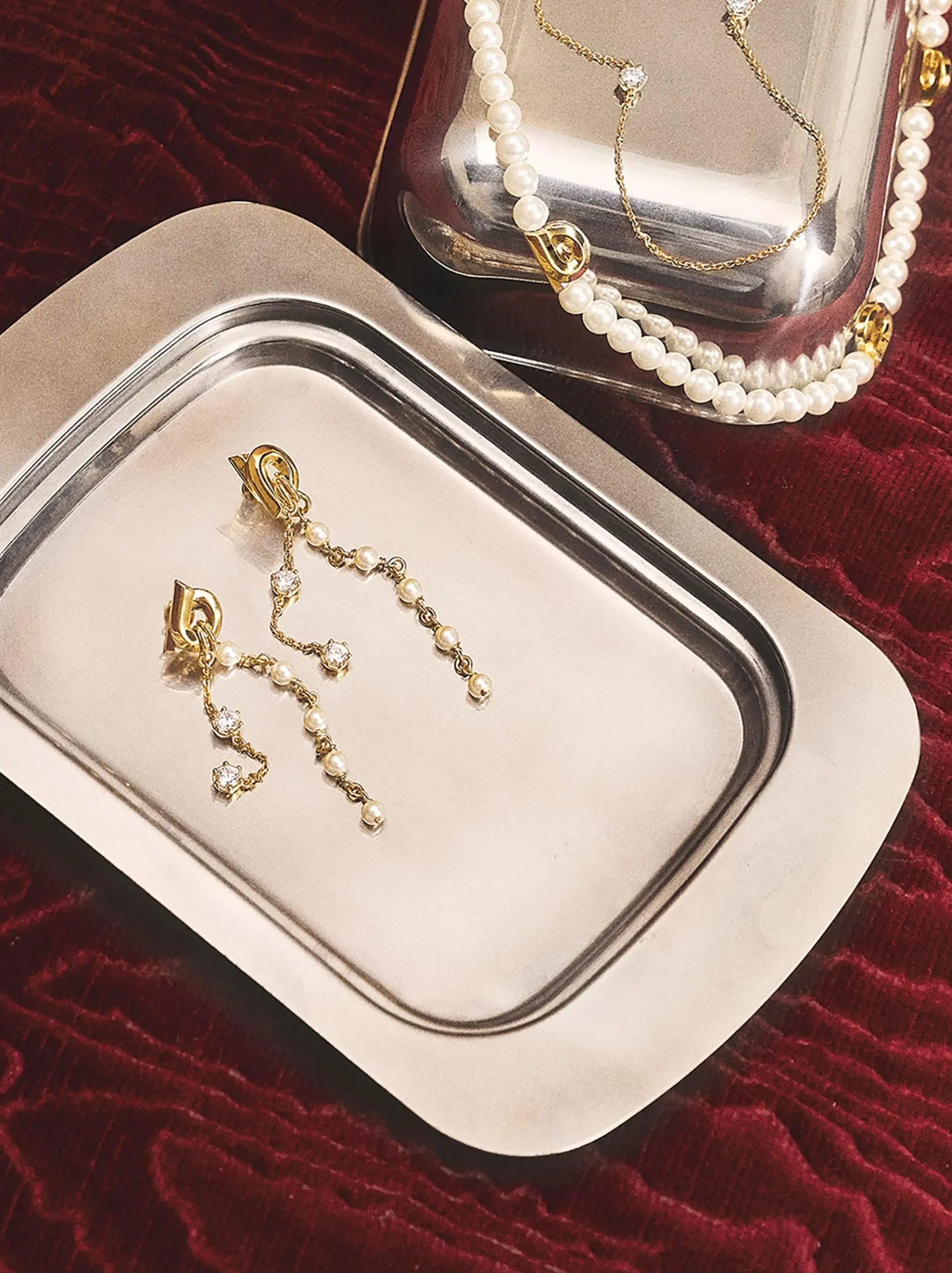 Double drop earrings - Women