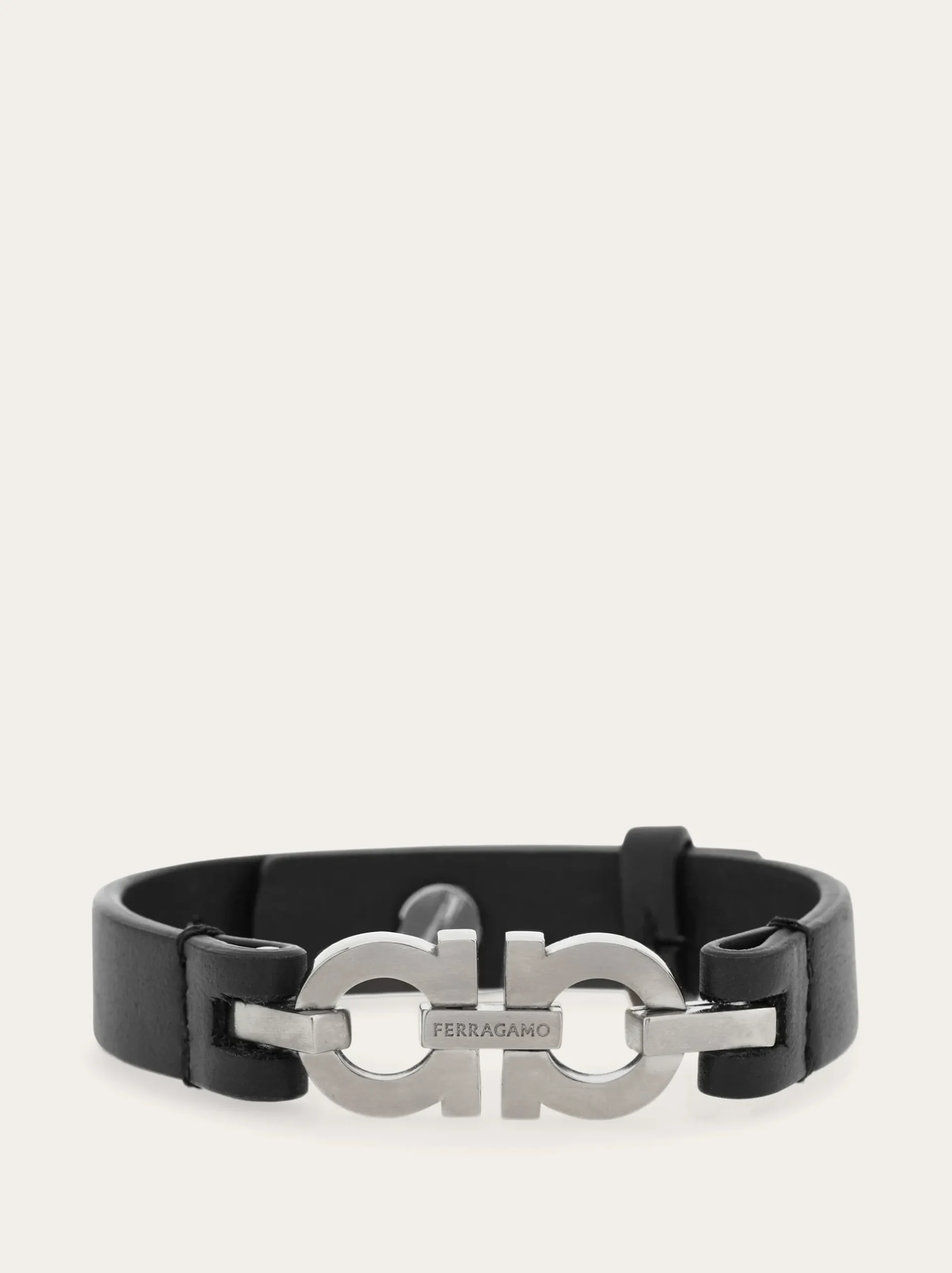 Double Gancini bracelet - Men
