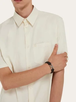 Double Gancini bracelet - Men
