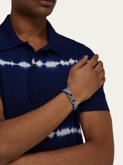 Double Gancini bracelet - Men