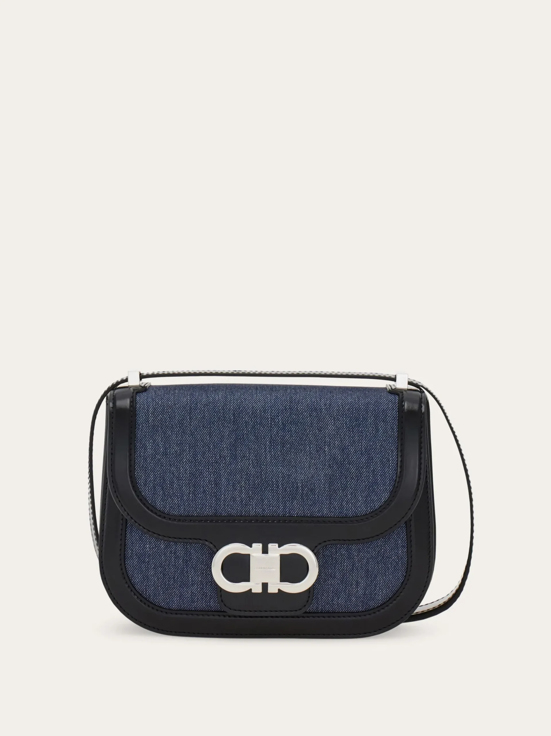 Double Gancini crossbody bag (XS) - Women