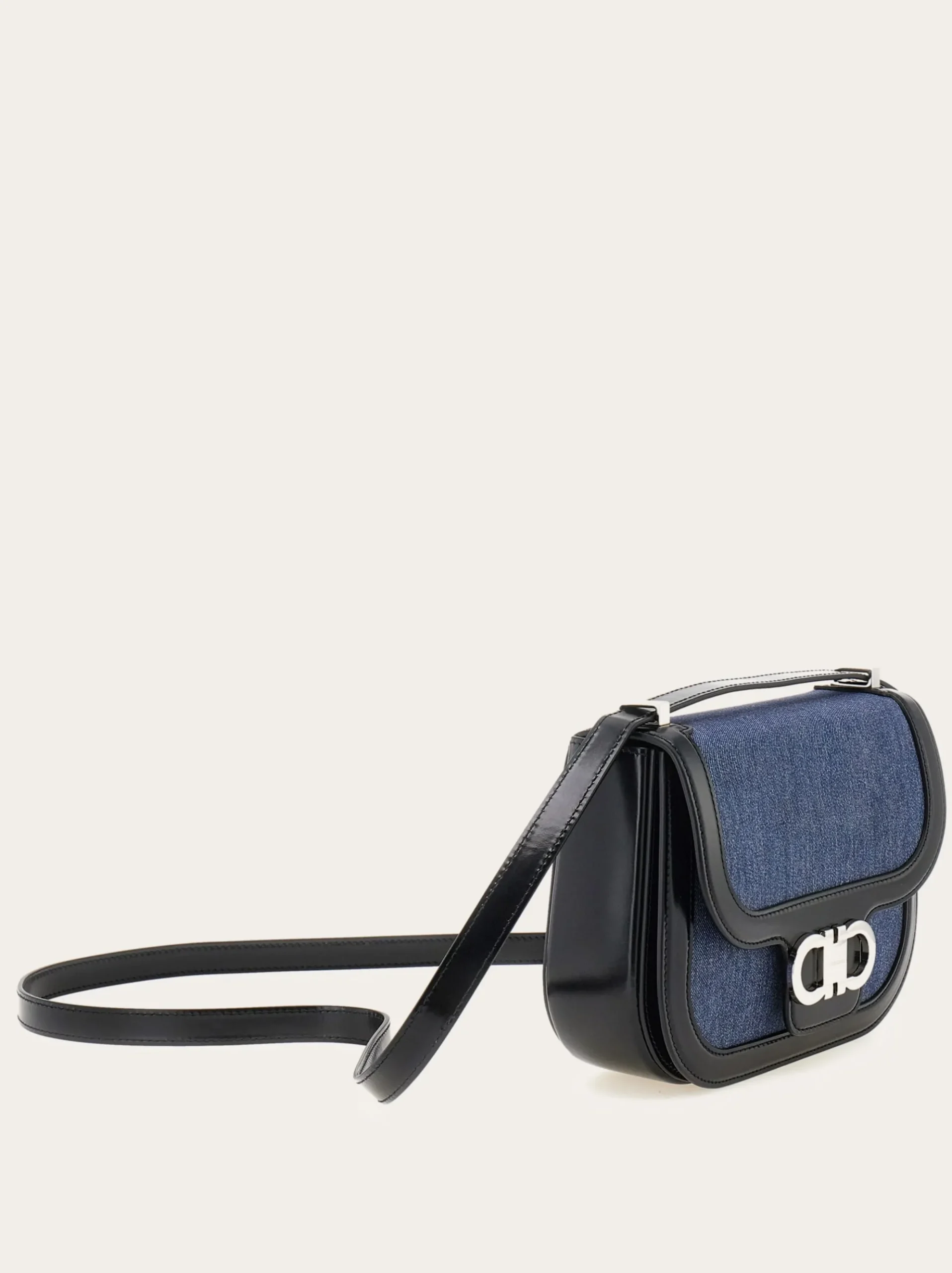 Double Gancini crossbody bag (XS) - Women