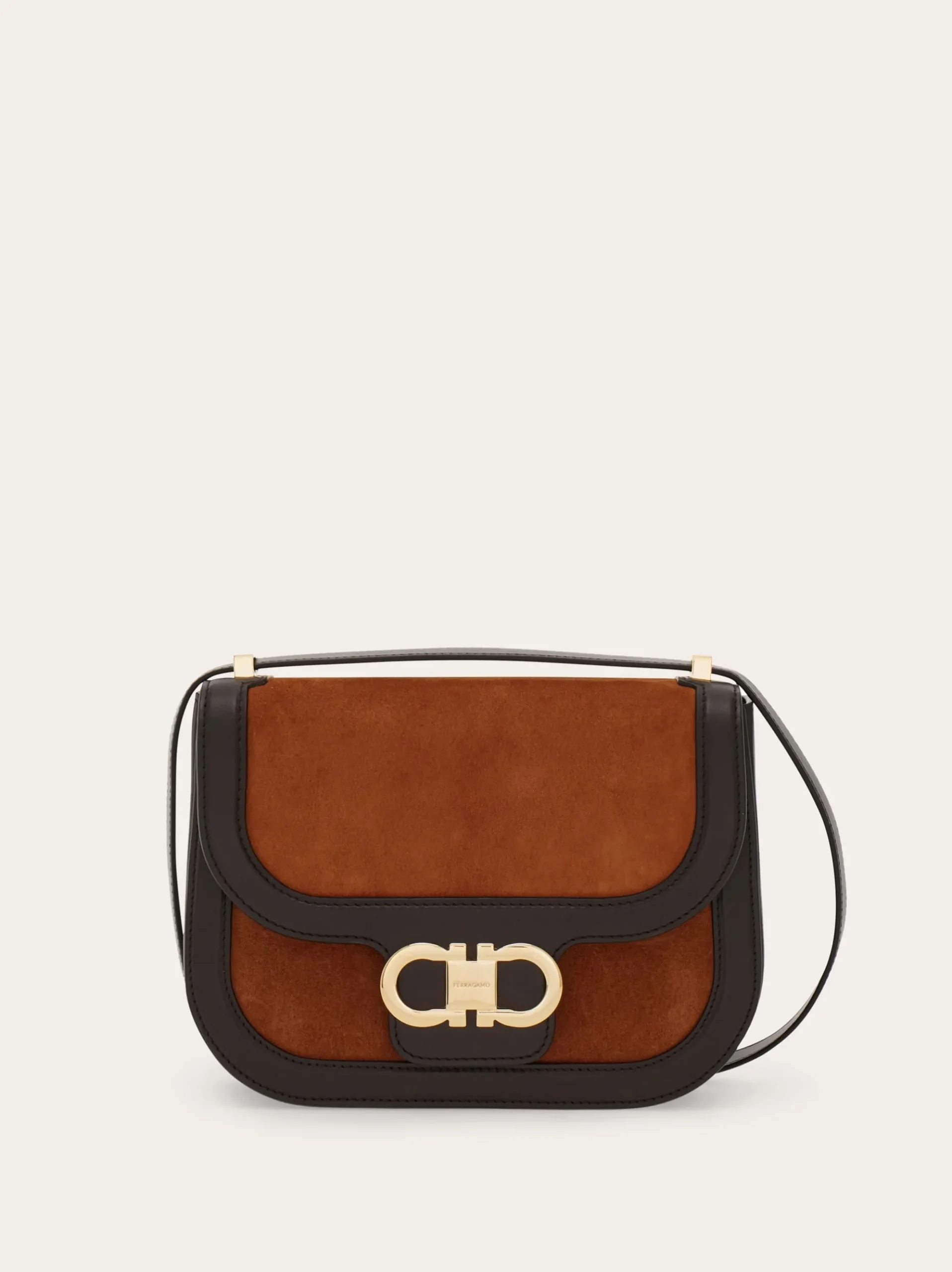 Double Gancini crossbody bag (XS) - Women