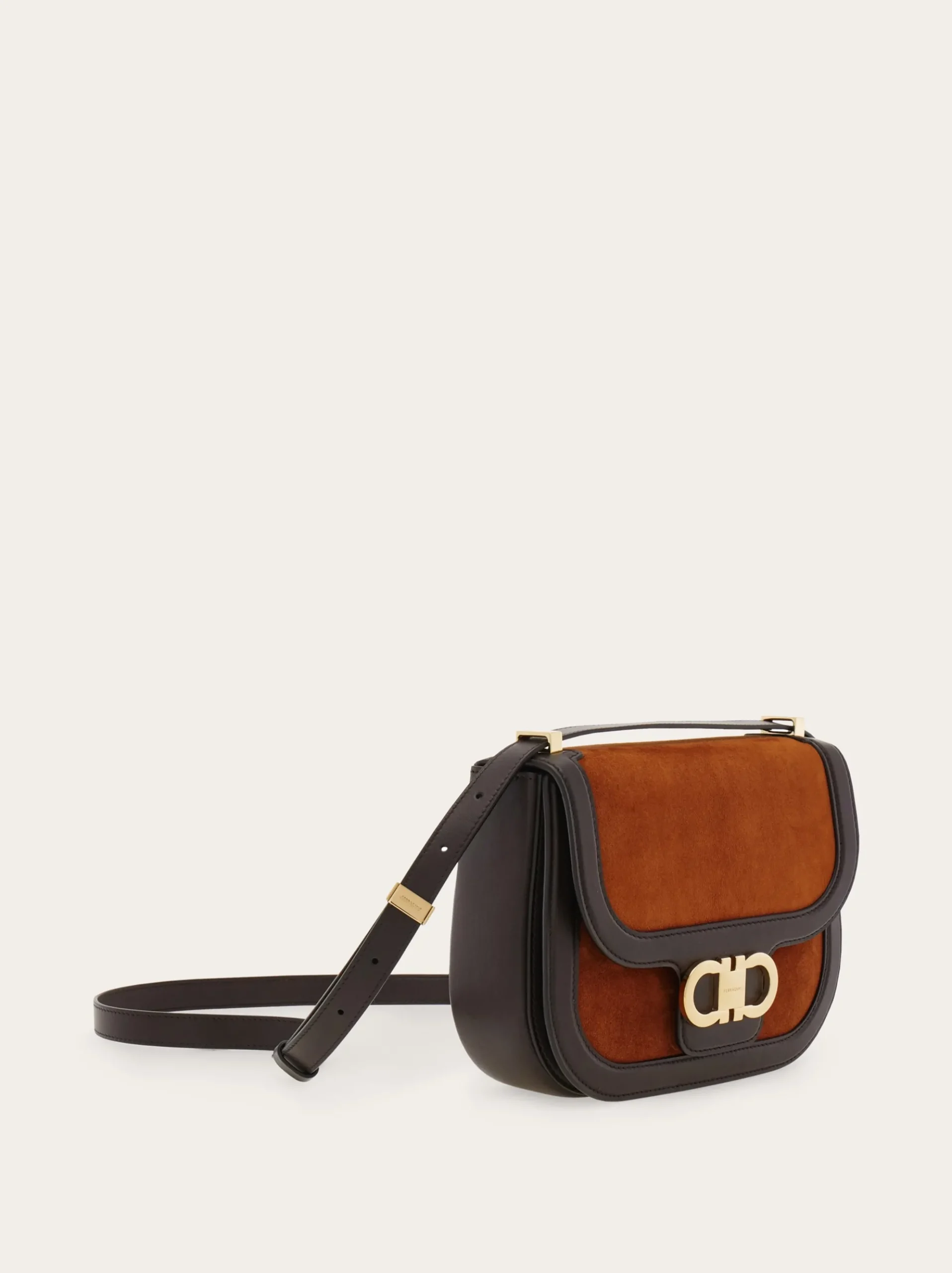Double Gancini crossbody bag (XS) - Women