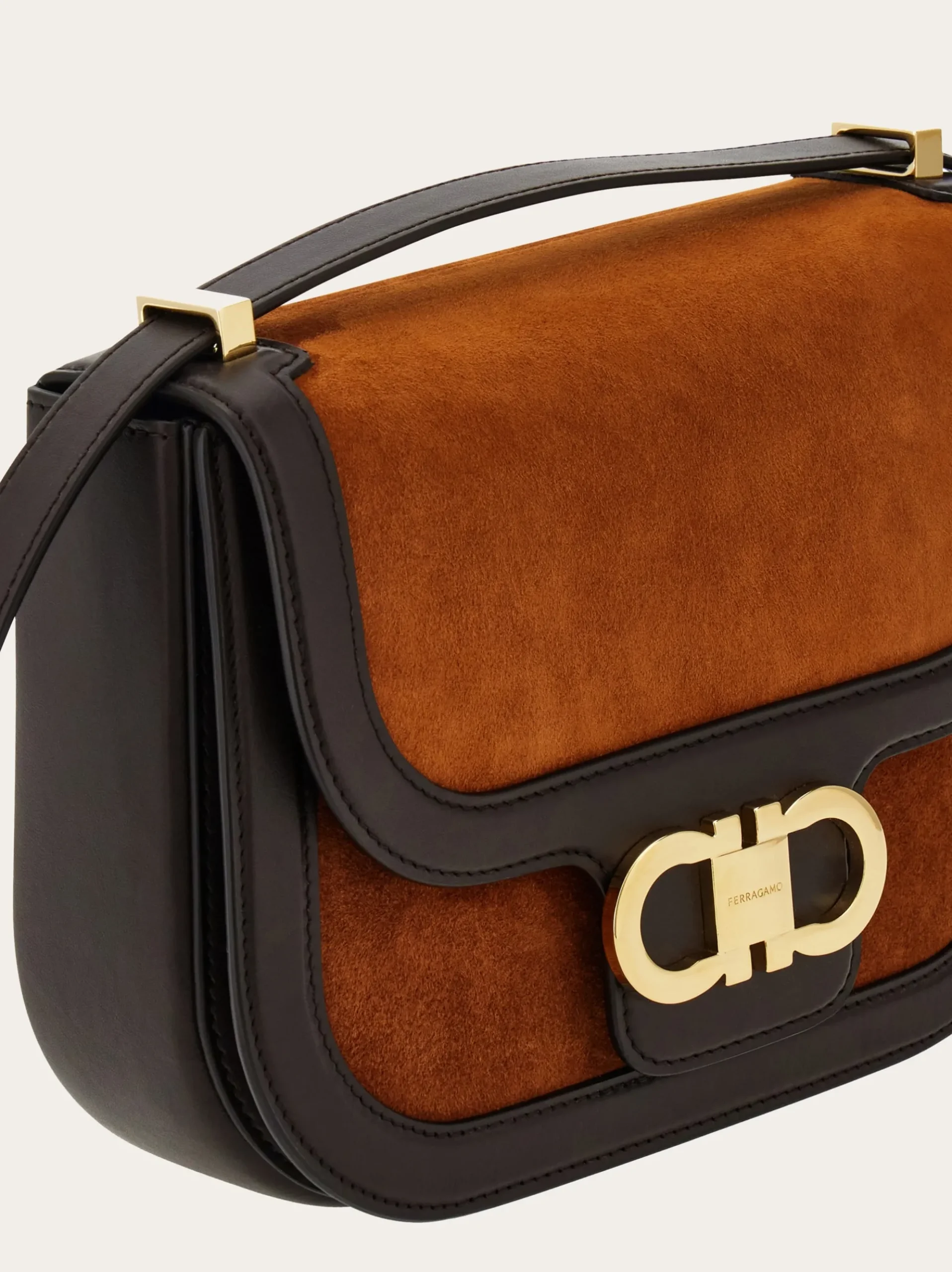 Double Gancini crossbody bag (XS) - Women