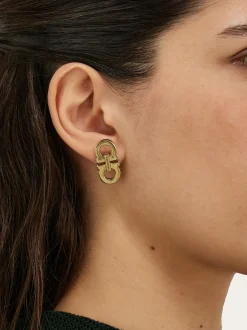 Double Gancini earrings - Women