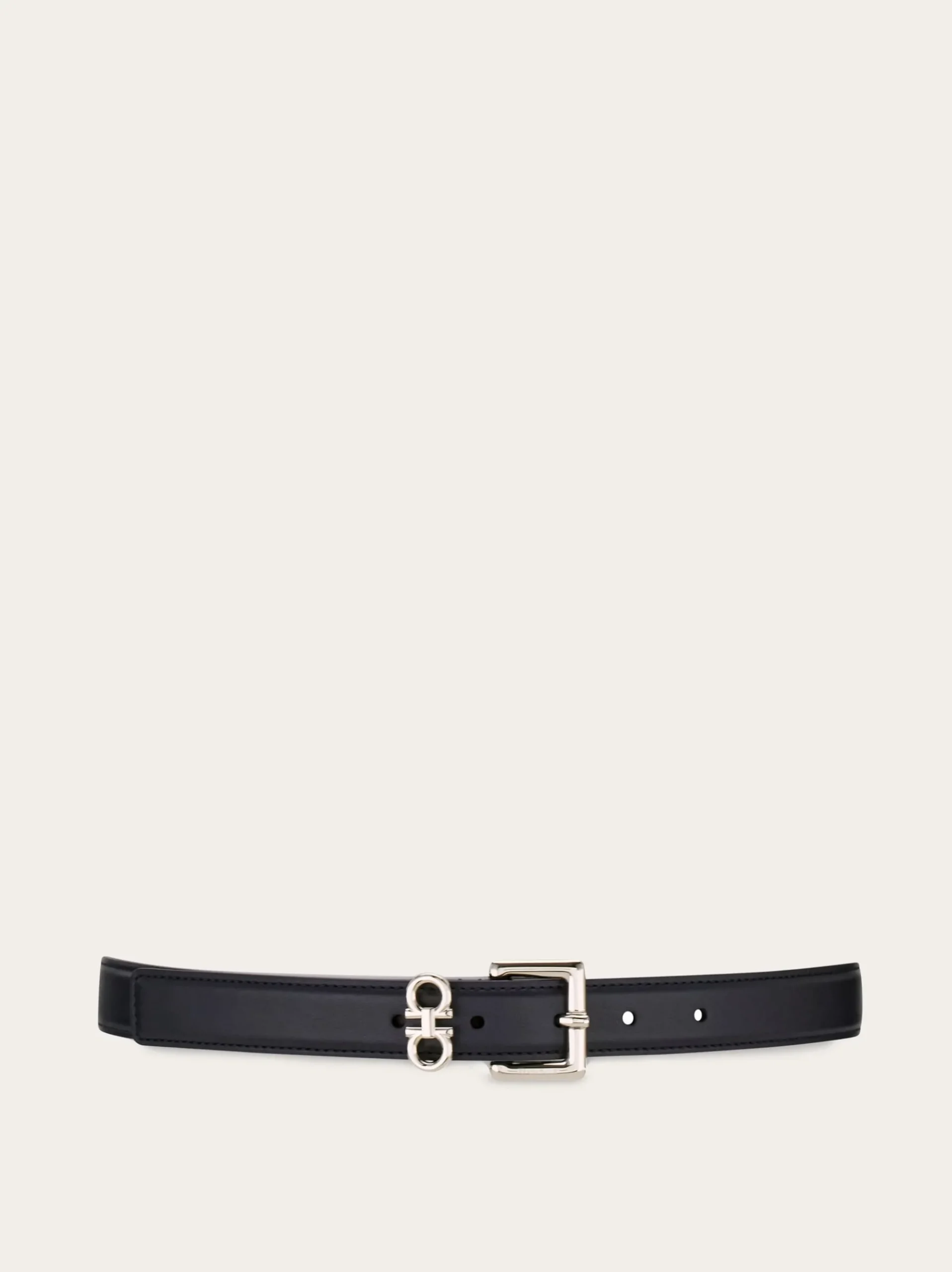 Double Gancini fixed belt - Women