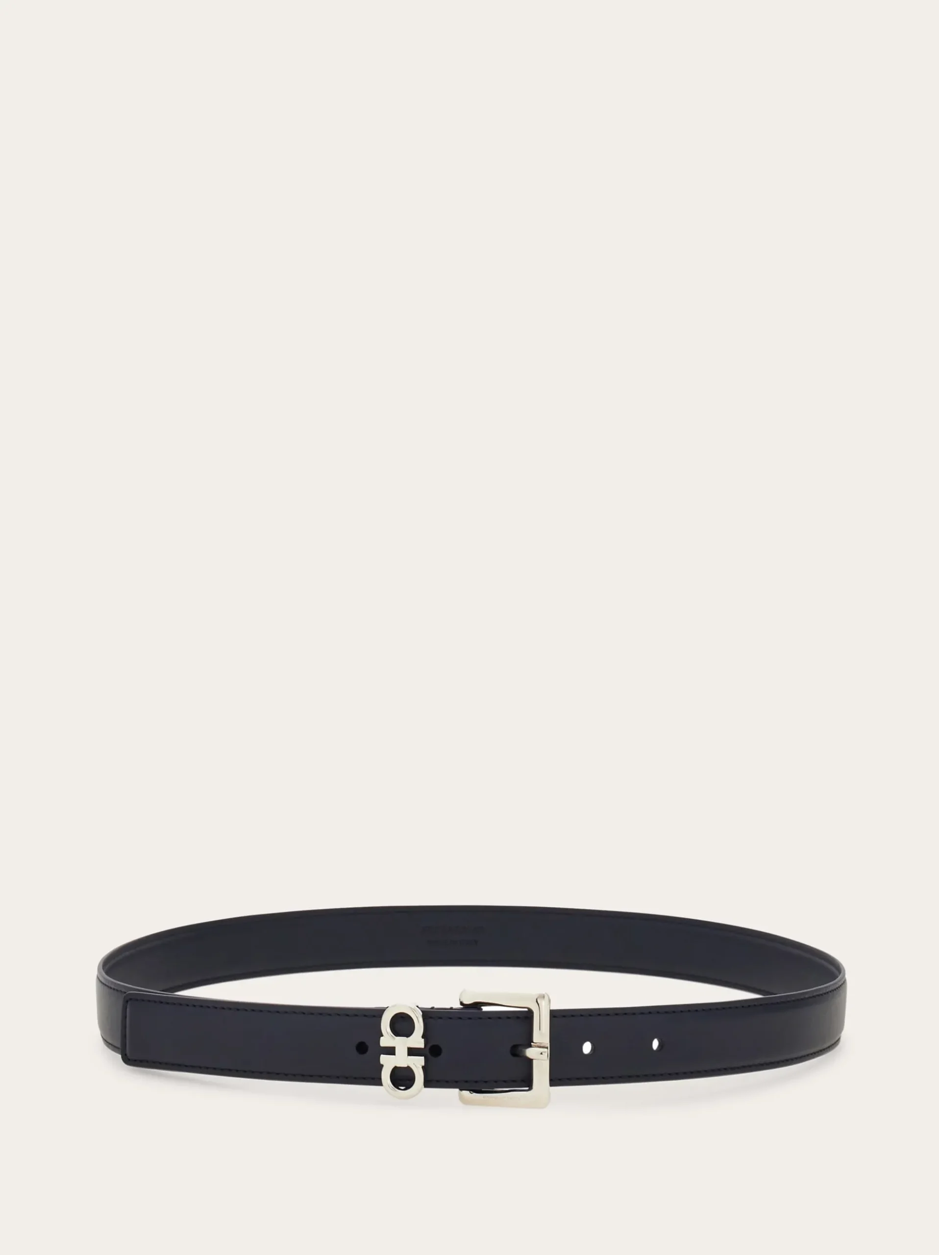 Double Gancini fixed belt - Women
